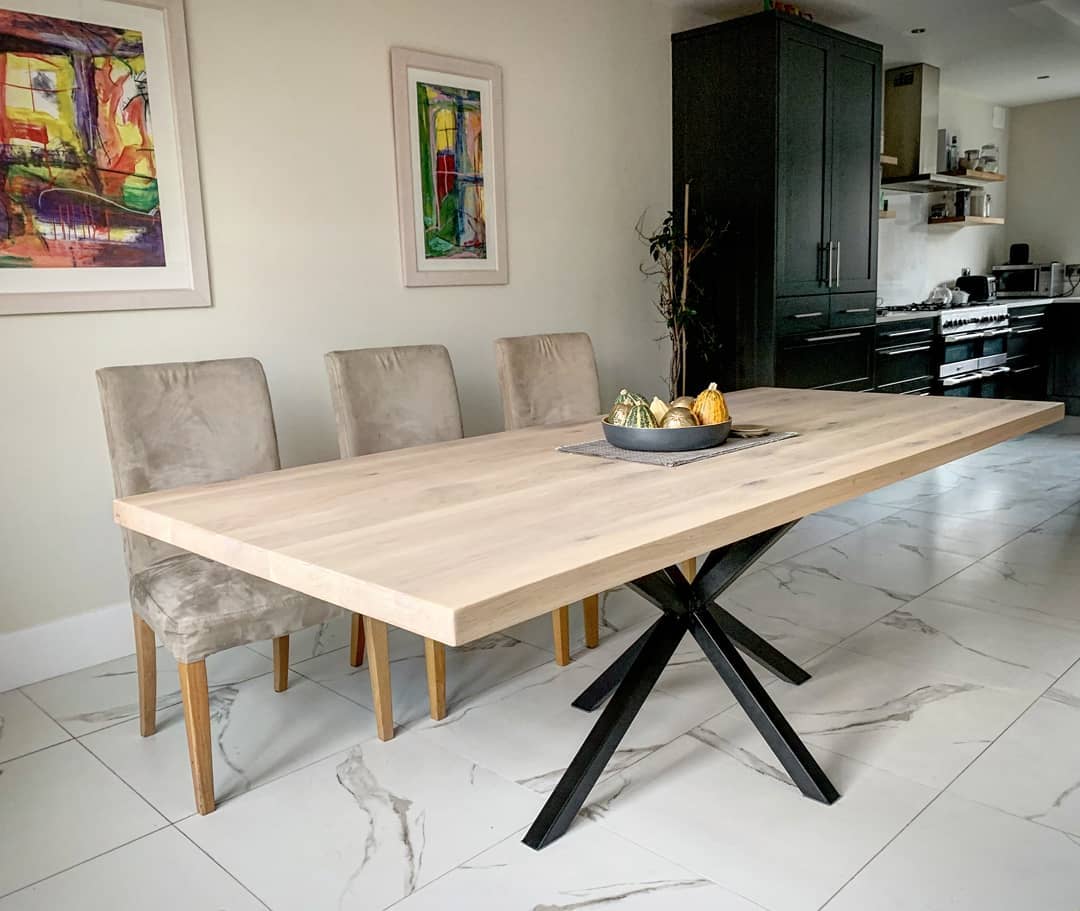 Oak top store kitchen table