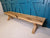 Live Edge oak benches, 4 leg styles, handcrafted to order in Dublin